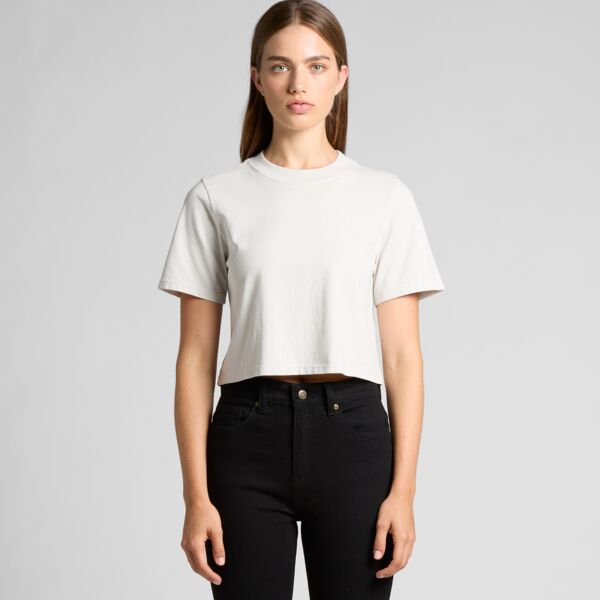 AS Colour - Wo's Heavy Faded Crop Tee Thumbnail