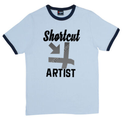 Shortcut Artist - Funny - Smart t-shirt design Thumbnail